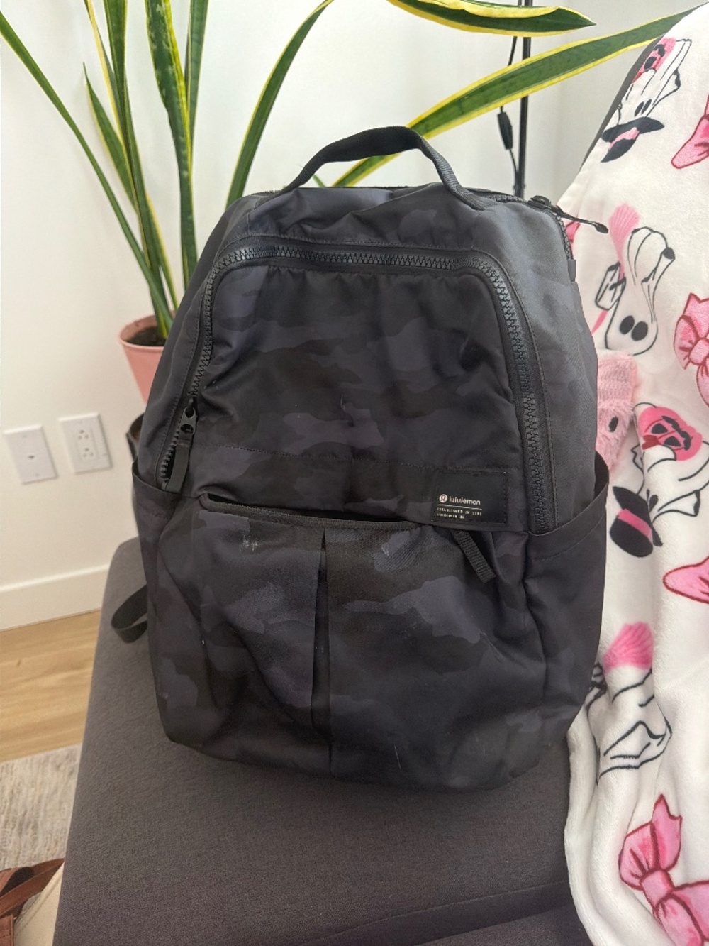 Camo Lululemon book bag